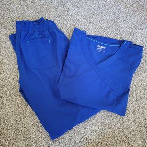 ScrubStar Blue Nursing Scrub Set Size XS
